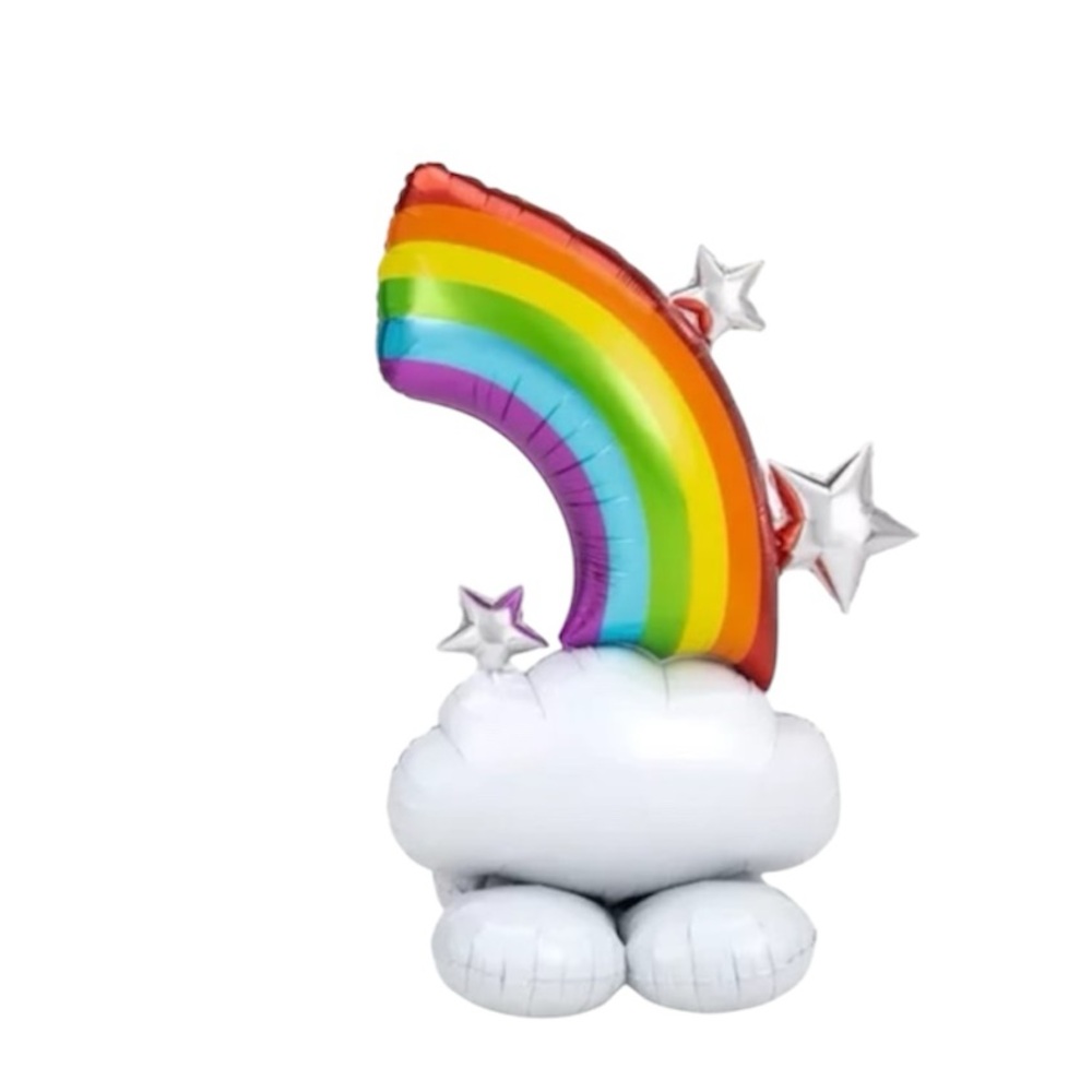St. Patrick’s Half Rainbow Balloon 36in wide x 52in tall.